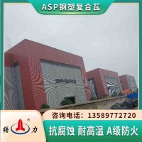 ASP钢塑复合瓦 山东泰安金属耐腐板 防腐彩板生产厂家