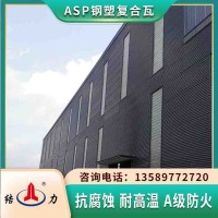 钢塑复合瓦 ASA覆膜钢板 山东蓬莱厂房防腐瓦耐高温