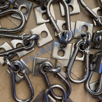 防护不锈钢丝绳、不锈钢连接底座连接锁扣加工厂家