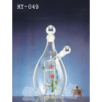 天津玻璃工艺酒瓶生产厂家_宏艺玻璃制品生产制造红酒酒瓶