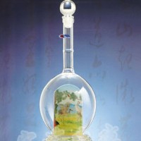 北京玻璃工艺酒瓶-河间宏艺玻璃制品厂家商机红酒酒瓶