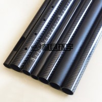 碳纤维圆管 高强度3K碳纤维管 卷管多种规格