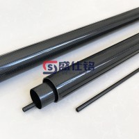 3k碳纤维圆管 高强度全碳管 耐疲劳自动化设备用碳纤维管材